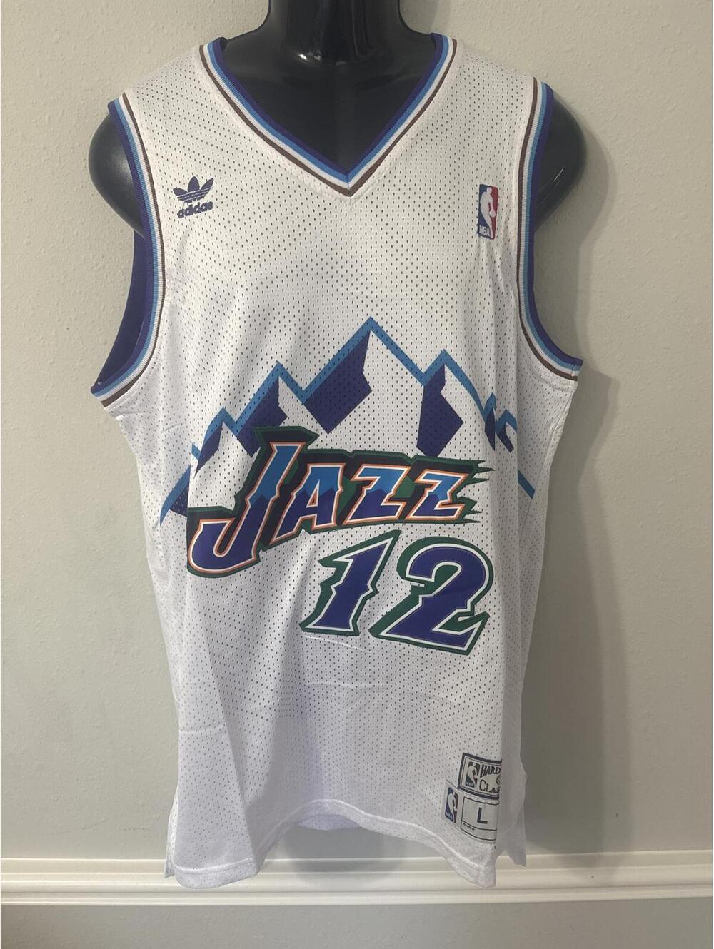 Utah Jazz John Stockton Jersey Size Men’s Large